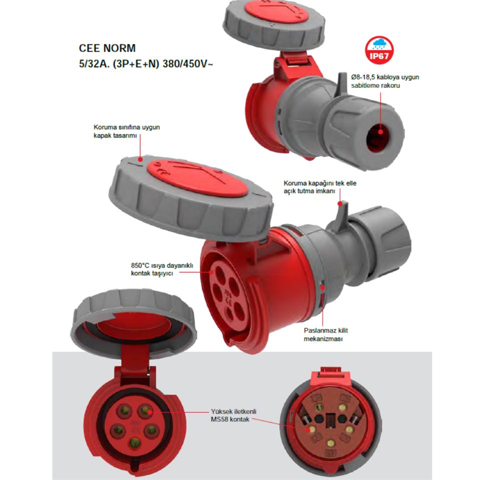 Elektrikli Araç İçin 220V / 32A Dönüştürücü