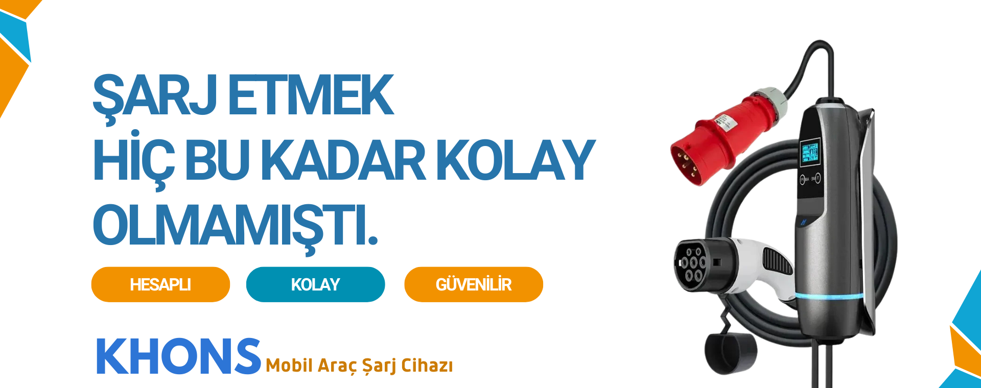 Mobil Elektrikli Araç Şarj Cihazı