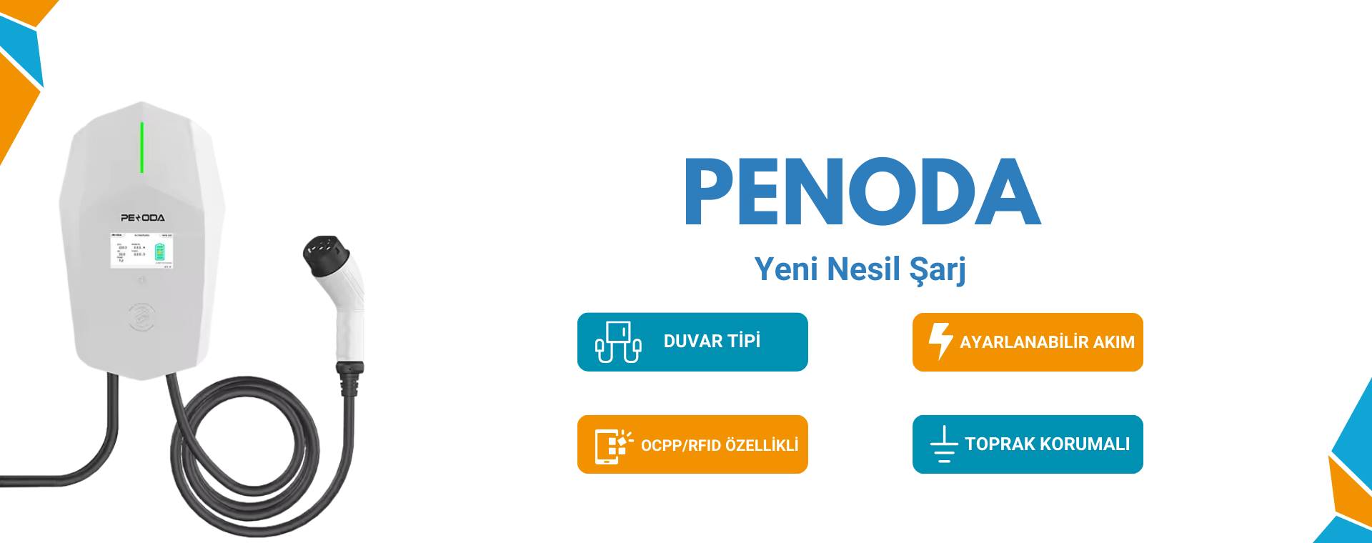 Penoda  Elektrikli Araba Şarj İstasyonu